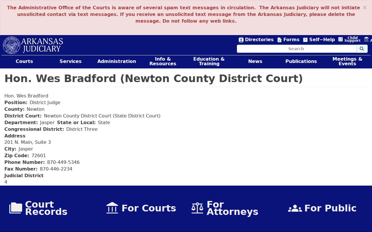Newton County court docket Jasper Department contact