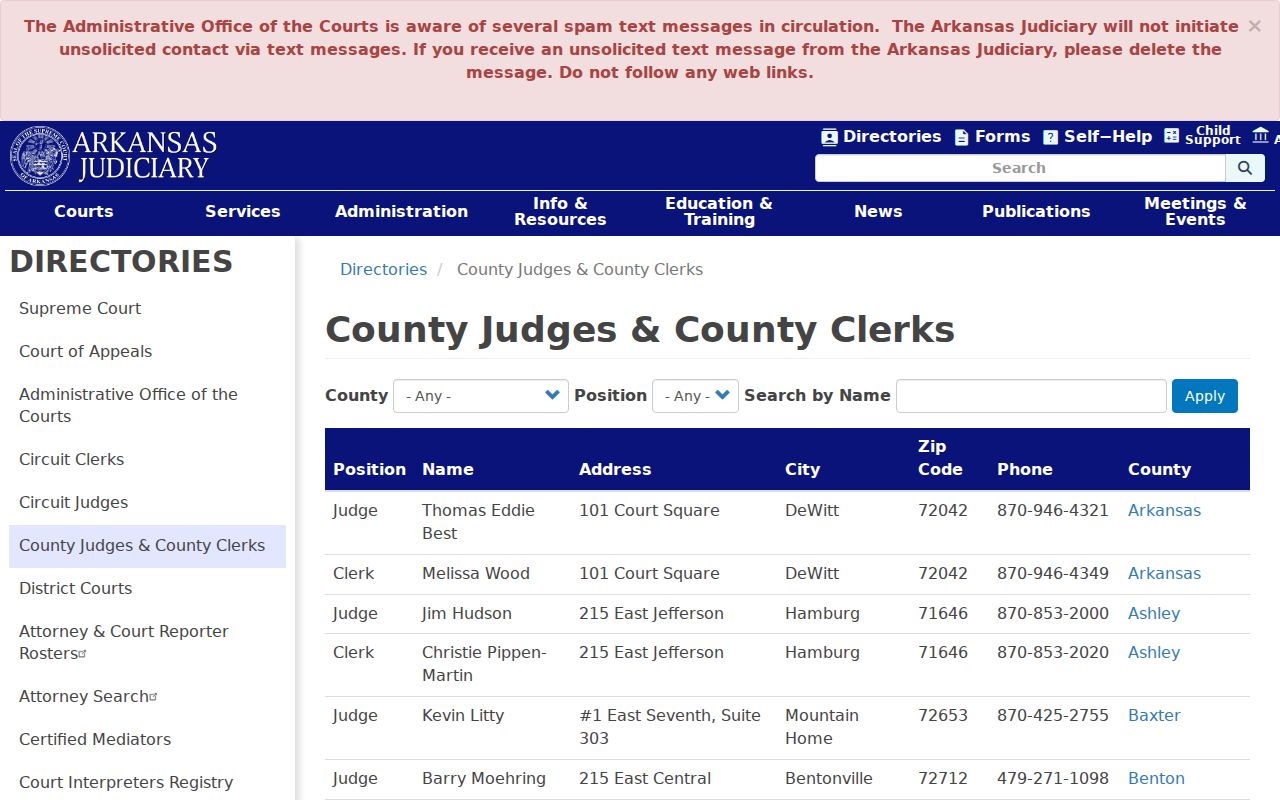 Newton County civil docket clerk directory listing