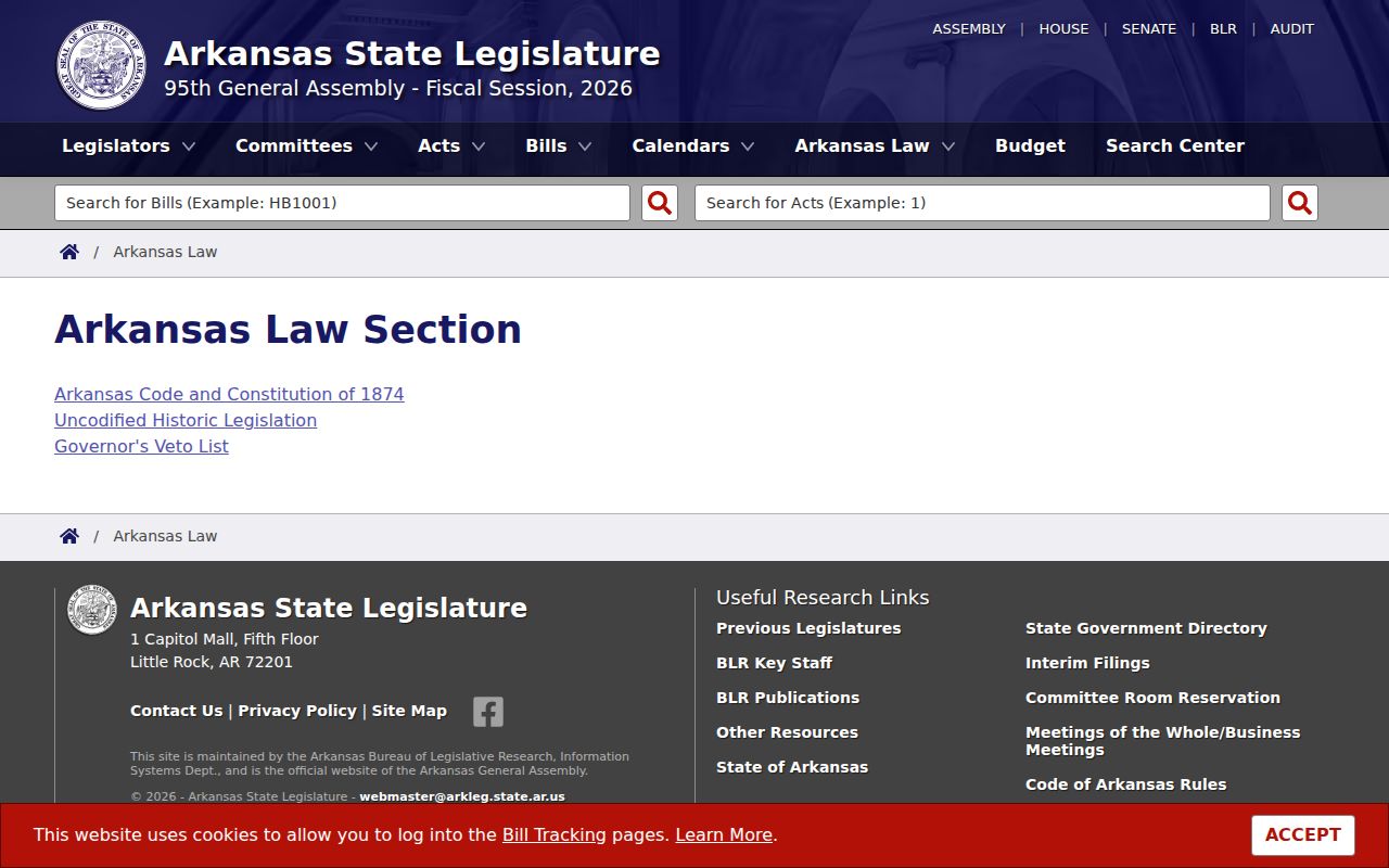 Newton County court records access through the Arkansas Code gateway