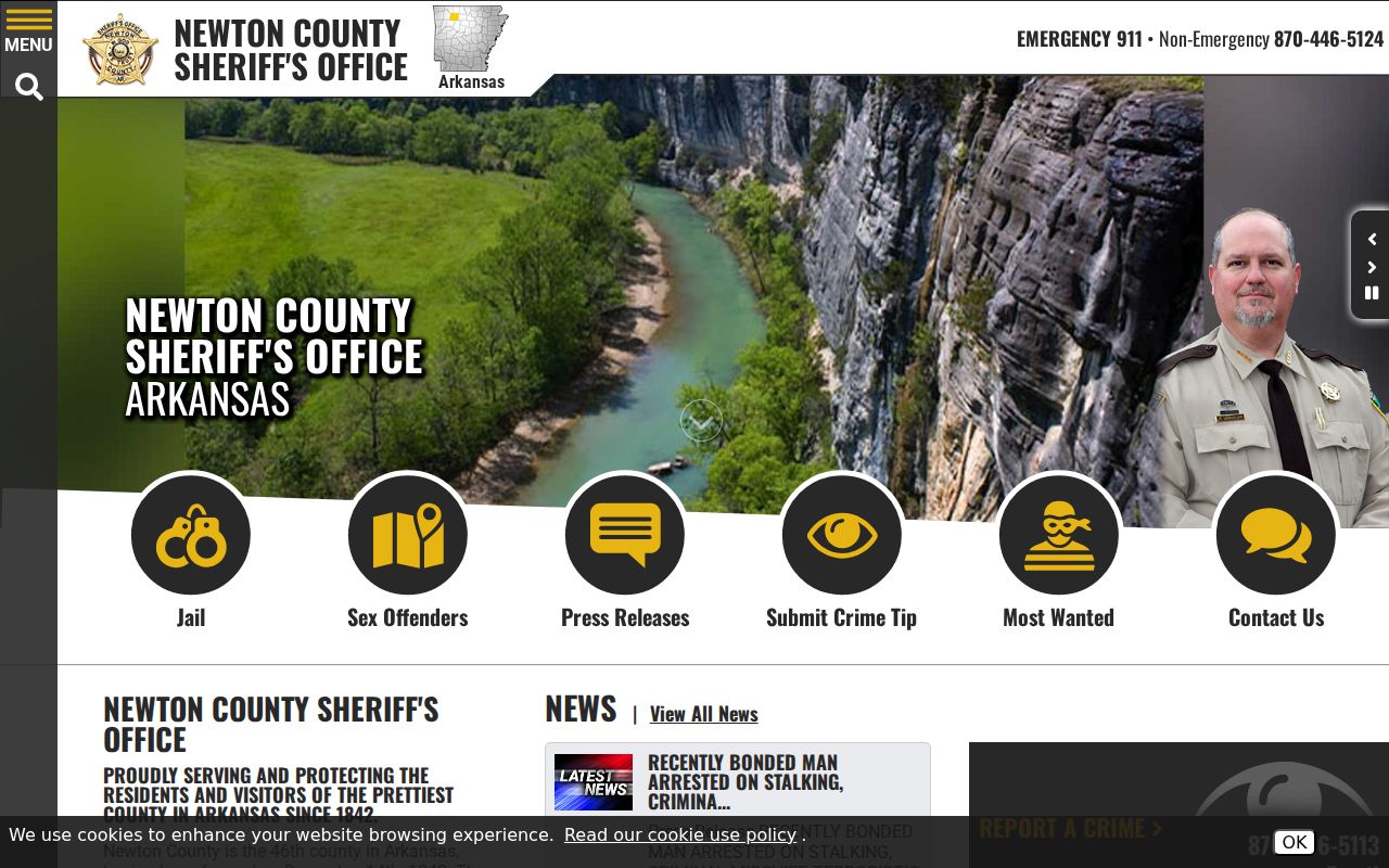 Newton County criminal docket and Sheriff's Office information