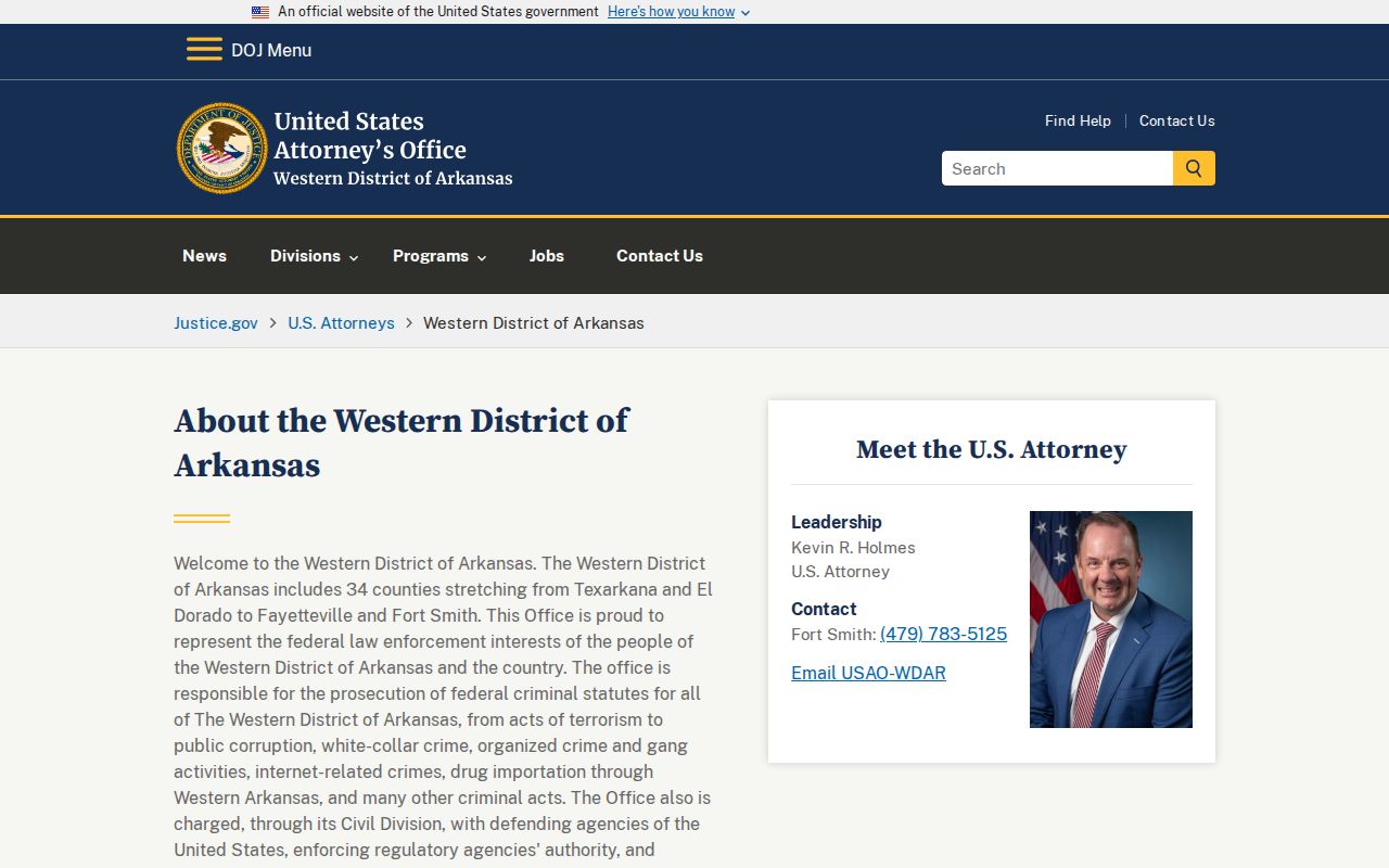 Pindall court docket distinction from the Western District U.S. Attorney